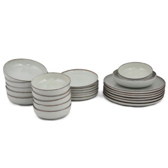 Dinner Set (24 Pieces) MOD24Y2730P03 Green Dinner Set (24 Pieces) MOD24Y2730P03 Green