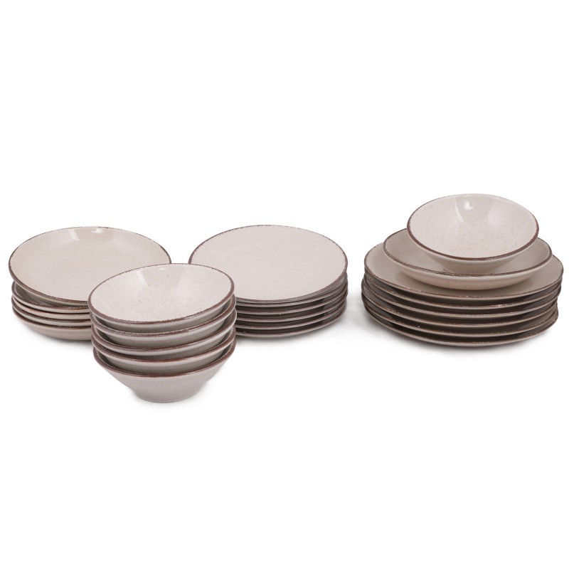 Hermia Dinner Set (24 Pieces) CXEO24Y2730P02 Cinnamon