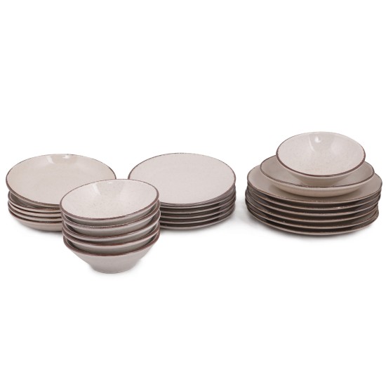 Dinner Set (24 Pieces) CXEO24Y2730P02 Cinnamon Hermia Dinner Set (24 Pieces) CXEO24Y2730P02 Cinnamon