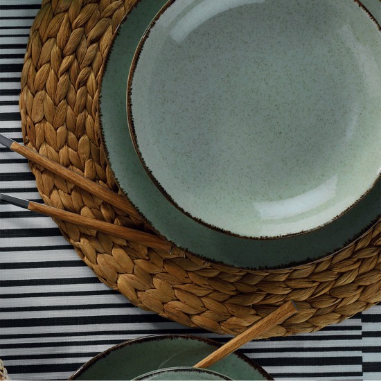 Dinner Set (24 Pieces) CXEO24Y2730P03 Green Hermia Dinner Set (24 Pieces) CXEO24Y2730P03 Green