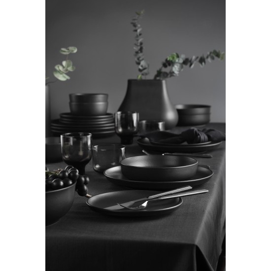 Dinner Set (24 Pieces) CRT24YS740170 Matte Black Hermia Dinner Set (24 Pieces) CRT24YS740170 Matte Black