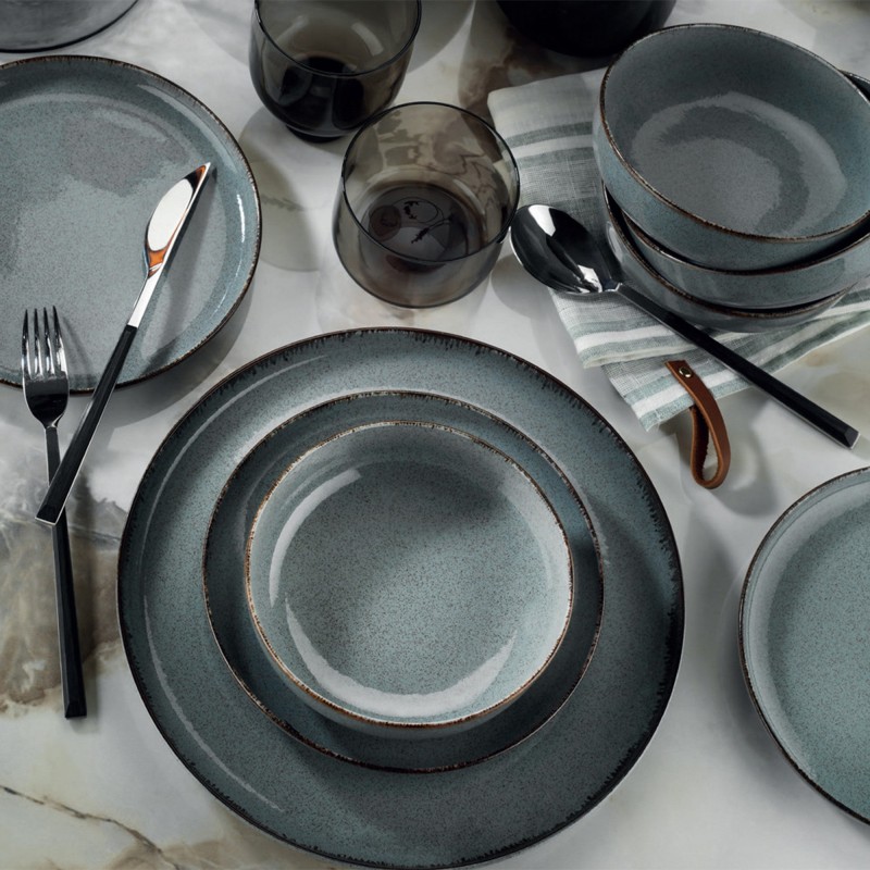 Hermia Dinner Set (18 Pieces) MOD18Y2730P01 Blue