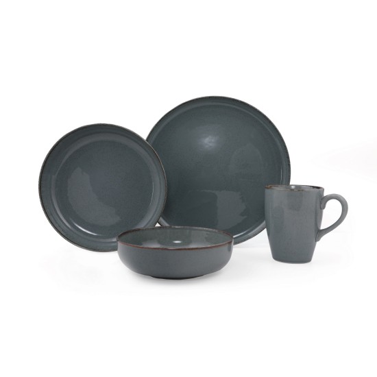 Dinner Set (16 Pieces) MOD16Y2730P01 Grey Dinner Set (16 Pieces) MOD16Y2730P01 Grey