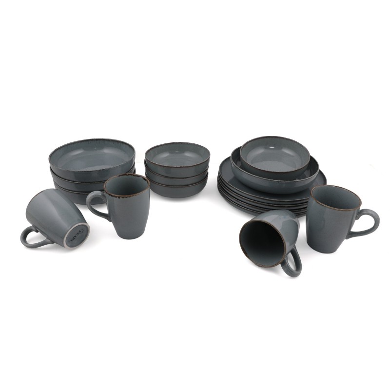 Dinner Set (16 Pieces) MOD16Y2730P01 Grey