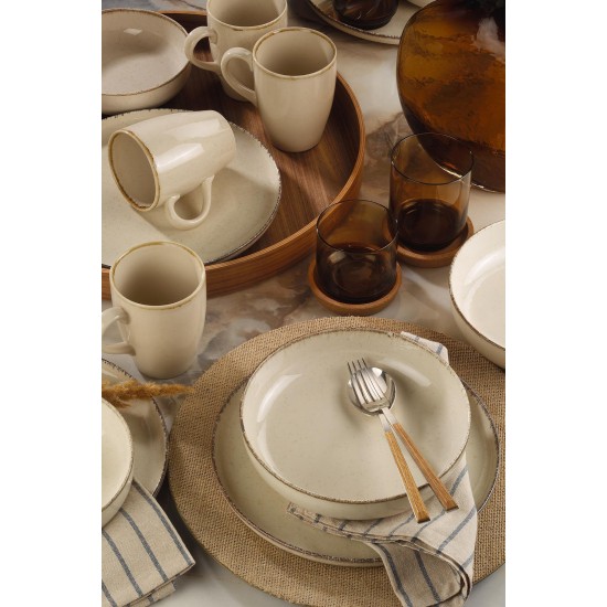 Dinner Set (16 Pieces) MOD16Y2730P02 Cream Dinner Set (16 Pieces) MOD16Y2730P02 Cream