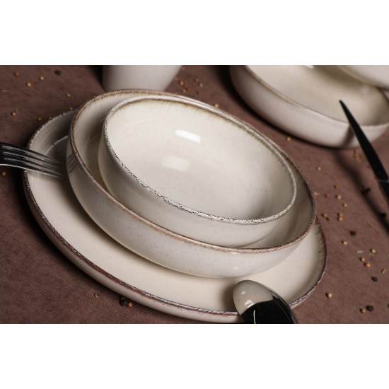 Dinner Set (16 Pieces) MOD16Y2730P02 Cream Dinner Set (16 Pieces) MOD16Y2730P02 Cream