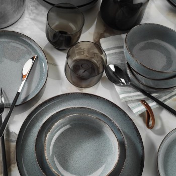 Dinner Set (16 Pieces) MOD16YS730P01 Turquoise