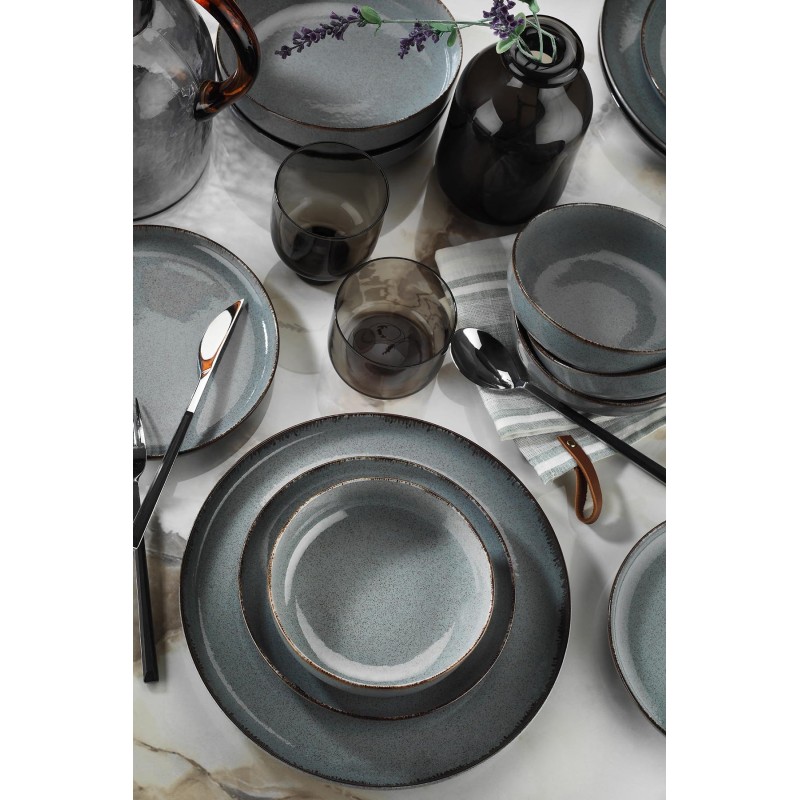 Dinner Set (16 Pieces) MOD16YS730P01 Turquoise