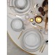Dinner Set (24 Pieces) MOD24Y220 Gold
White