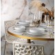 Dinner Set (24 Pieces) MOD24Y220 Gold
White