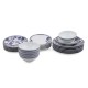 Dinner Set (24 Pieces) ZG24Y260012195 Blue
White