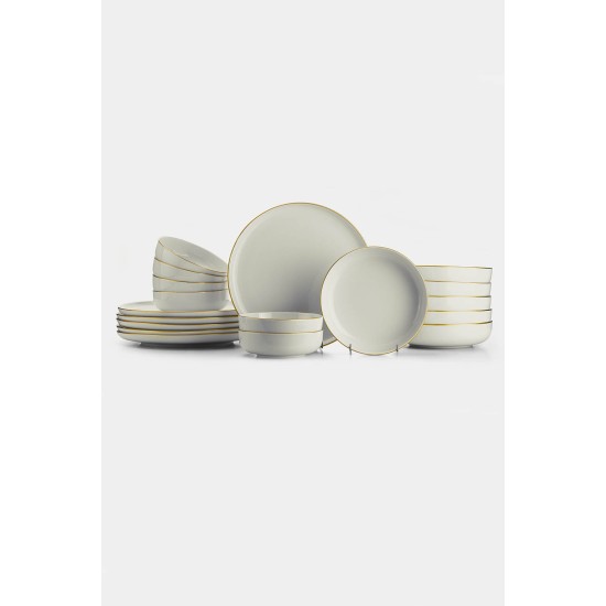 Dinner Set (18 Pieces) MOD18Y445R520 Multicolor Dinner Set (18 Pieces) MOD18Y445R520 Multicolor