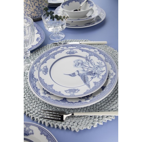Dinner Set (26 Pieces) NNLB26YT880780 Blue
White Dinner Set (26 Pieces) NNLB26YT880780 Blue
White