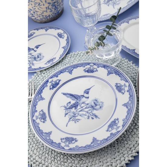 Dinner Set (26 Pieces) NNLB26YT880780 Blue
White Dinner Set (26 Pieces) NNLB26YT880780 Blue
White