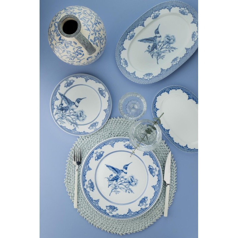 Dinner Set (26 Pieces) NNLB26YT880780 Blue
White