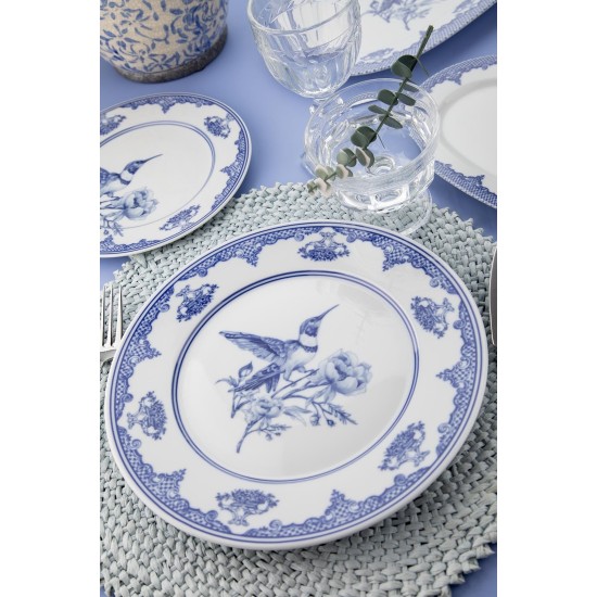 Dinner Set (26 Pieces) NNLB26YT880780 Blue
White Dinner Set (26 Pieces) NNLB26YT880780 Blue
White