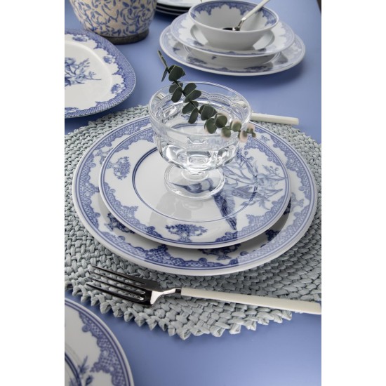 Dinner Set (26 Pieces) NNLB26YT880780 Blue
White Dinner Set (26 Pieces) NNLB26YT880780 Blue
White