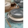 Dinner Set (16 Pieces) MOD16YS730K57B Anthracite
Cream