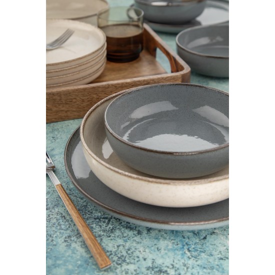 Dinner Set (16 Pieces) MOD16YS730K57B Anthracite
Cream Dinner Set (16 Pieces) MOD16YS730K57B Anthracite
Cream
