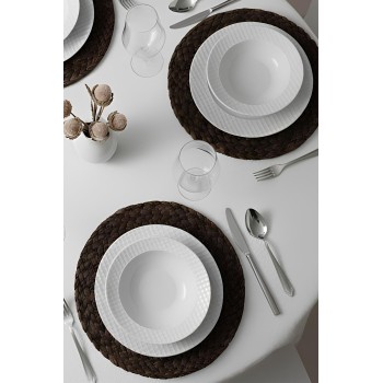 Dinner Set (24 Pieces) EKS24Y200 White