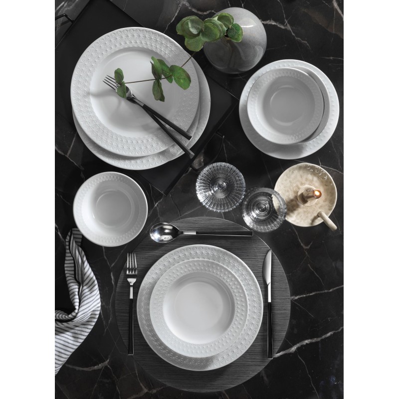 Dinner Set (24 Pieces) IN24Y200 White