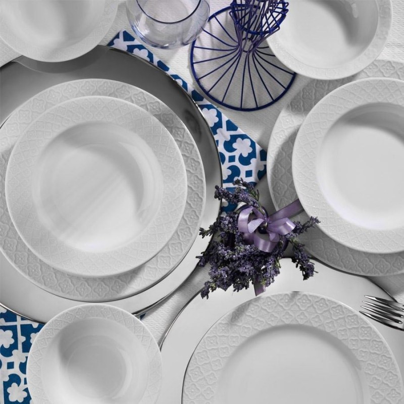 Dinner Set (24 Pieces) IN24Y200 White