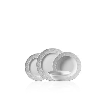 Dinner Set (24 Pieces) HN24Y200 White