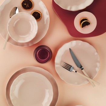 Dinner Set (24 Pieces) BER24Y2740616 Powder