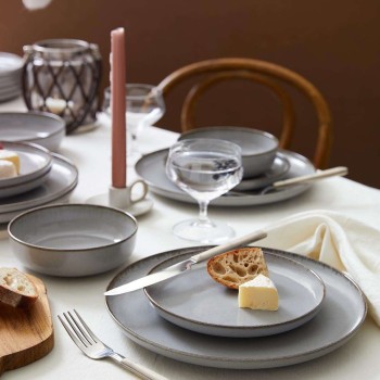 Dinner Set (24 Pieces) MOD24Y2A730955 Grey