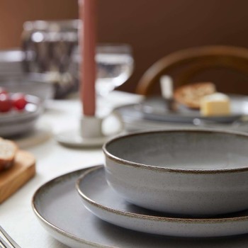 Dinner Set (24 Pieces) MOD24Y2A730955 Grey