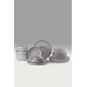 Dinner Set (24 Pieces) MOD24Y2A730955 Grey Dinner Set (24 Pieces) MOD24Y2A730955 Grey
