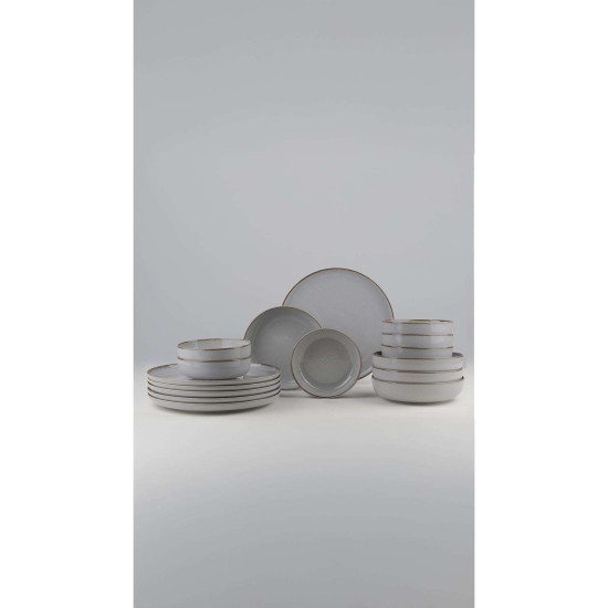 Dinner Set (18 Pieces) MOD18Y4B730955 Grey Dinner Set (18 Pieces) MOD18Y4B730955 Grey