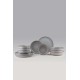 Dinner Set (12 Pieces) MOD12Y1730955 Grey