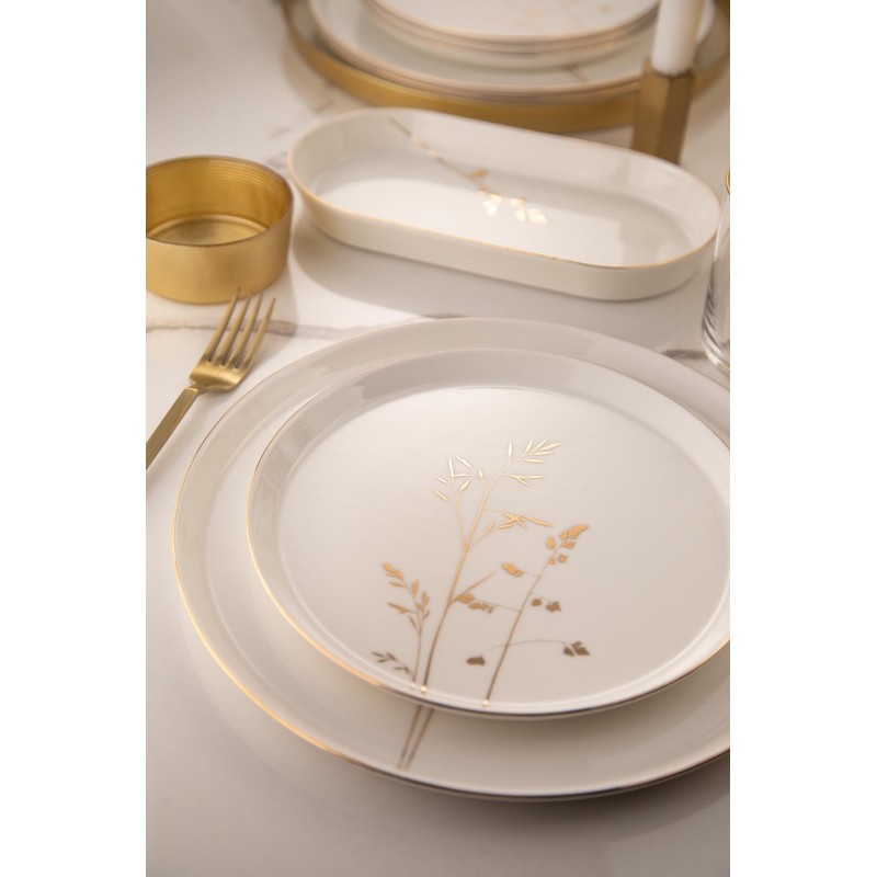 Dinner Set (27 Pieces) BNVFR27YT401267721 White
Gold