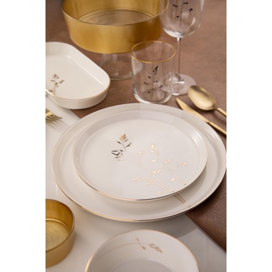 Dinner Set (27 Pieces) BNVFR27YT401267721 White
Gold Dinner Set (27 Pieces) BNVFR27YT401267721 White
Gold