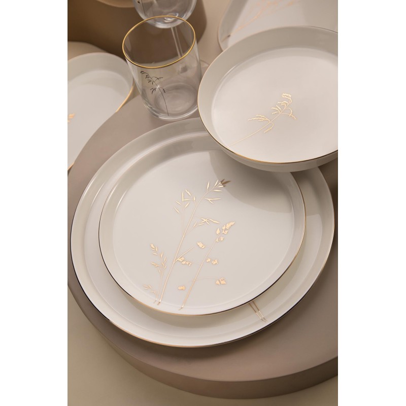 Dinner Set (27 Pieces) BNVFR27YT401267721 White
Gold