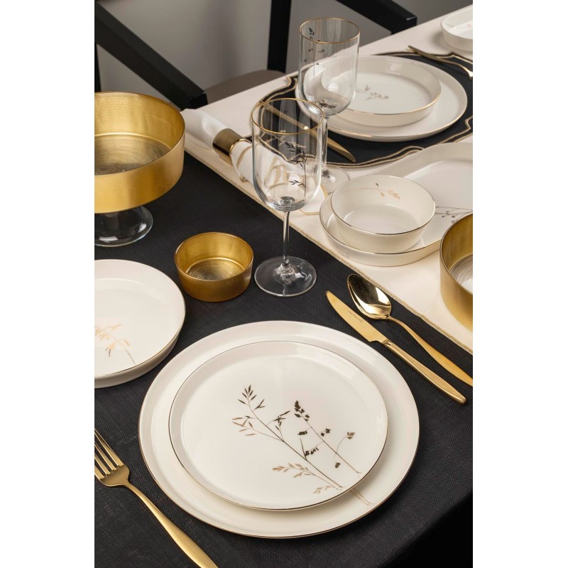 Dinner Set (27 Pieces) BNVFR27YT401267721 White
Gold