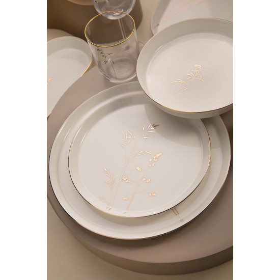 Dinner Set (27 Pieces) BNVFR27YT401267721 White
Gold Dinner Set (27 Pieces) BNVFR27YT401267721 White
Gold