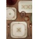 Dinner Set (26 Pieces) BNMNS26YS60112679 White
Green
Gold