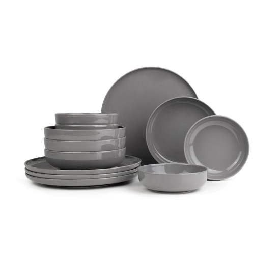 Dinner Set (12 Pieces) MOD12Y1A740800 Anthracite Dinner Set (12 Pieces) MOD12Y1A740800 Anthracite