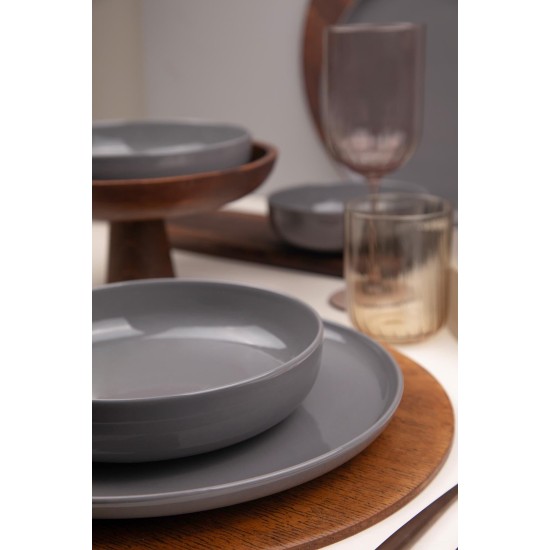 Dinner Set (12 Pieces) MOD12Y1A740800 Anthracite Dinner Set (12 Pieces) MOD12Y1A740800 Anthracite