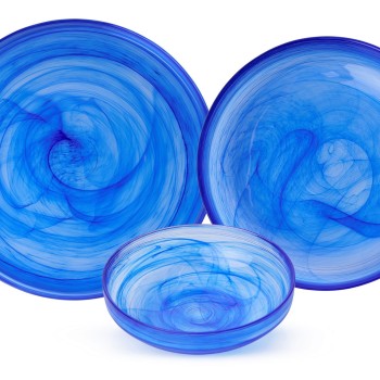Dinner Set (18 Pieces) Loyamavi Blue