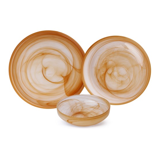 Dinner Set (18 Pieces) Loyasomon Salmon Dinner Set (18 Pieces) Loyasomon Salmon