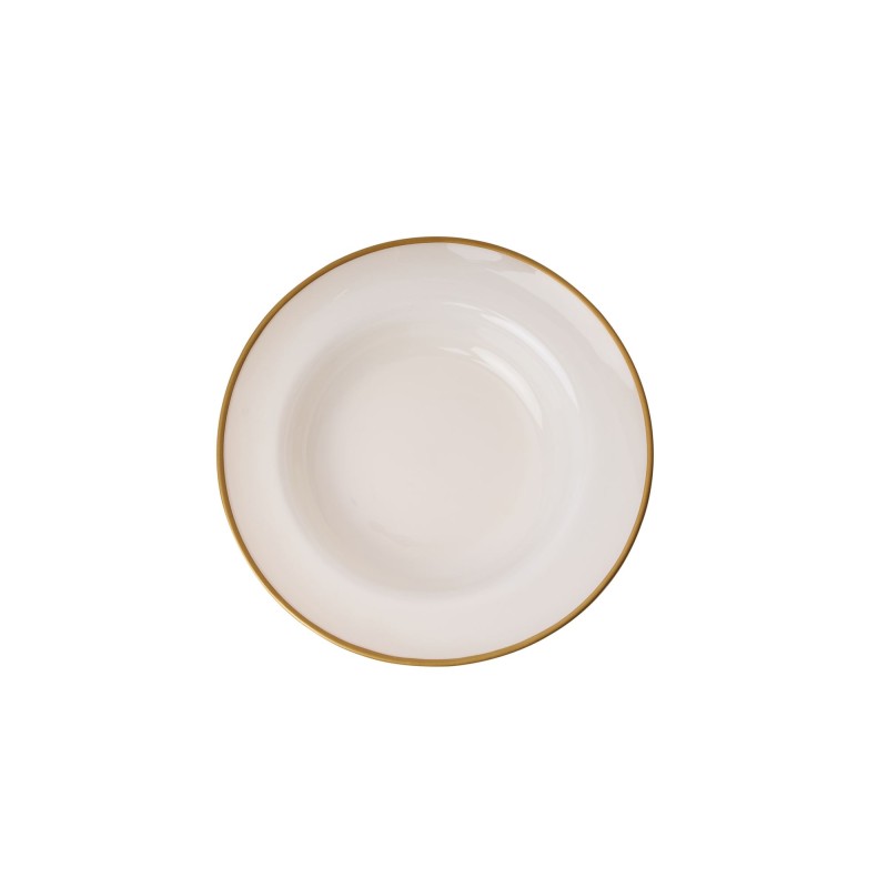 Dinner Set (18 Pieces) Glaresomongold Cream
Gold