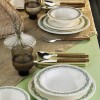Dinner Set (24 Pieces) Rante24 White
Green