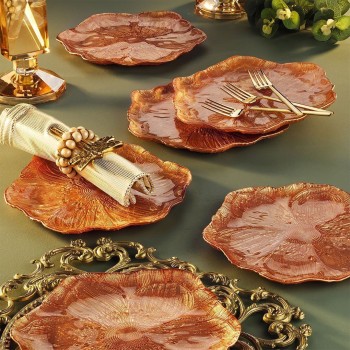 Dessert Plate Set (6 Pieces) Elroy6p Orange