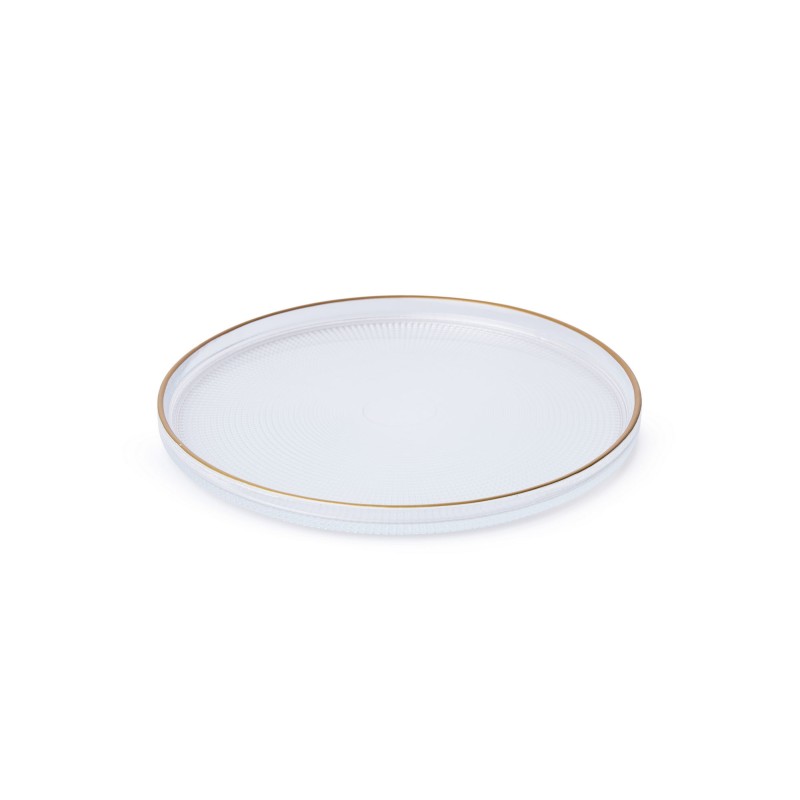 Dessert Plate Set (7 Pieces) Loren7ps Transparent
Gold