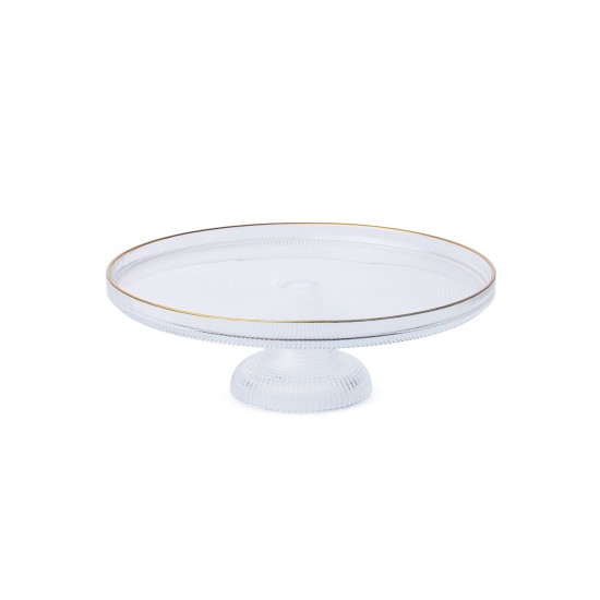 Dessert Plate Set (7 Pieces) Loren7ps Transparent
Gold