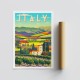 Poster A4 Italy - 1963 Multicolor Poster A4 Italy - 1963 Multicolor
