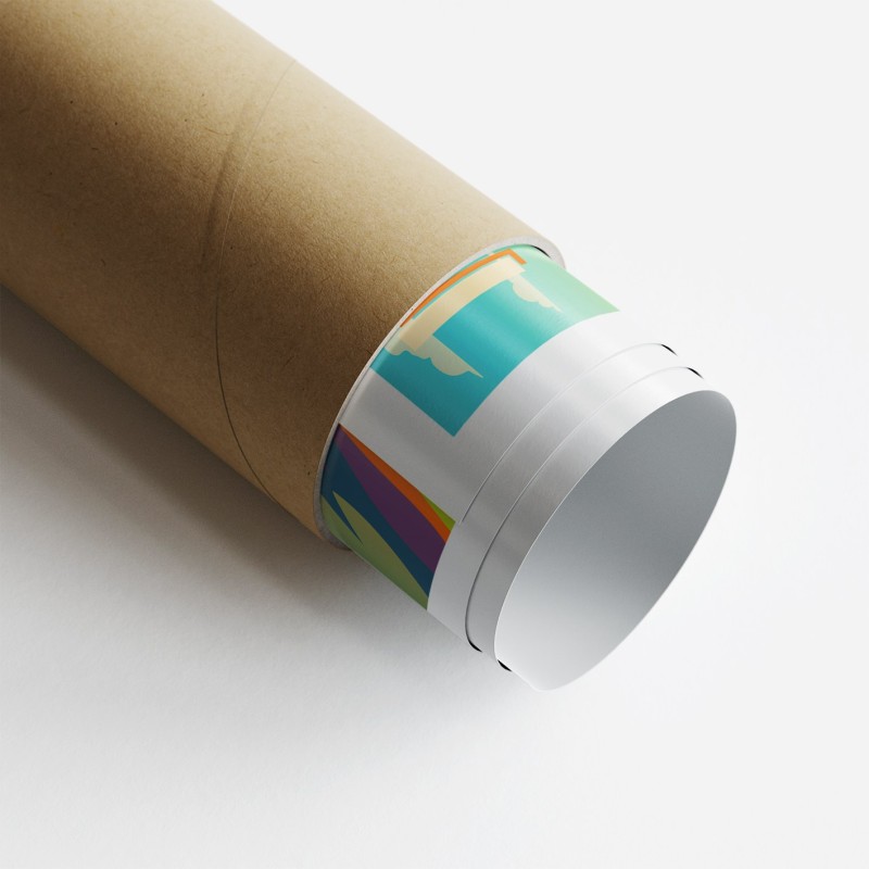 Poster A4 Italy - 1963 Multicolor